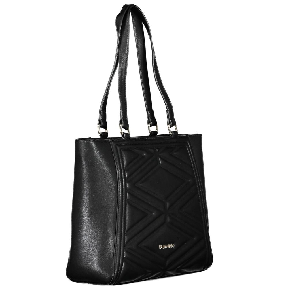 Black Polyethylene Handbag-Mario Valentino-LabelTerrace.com