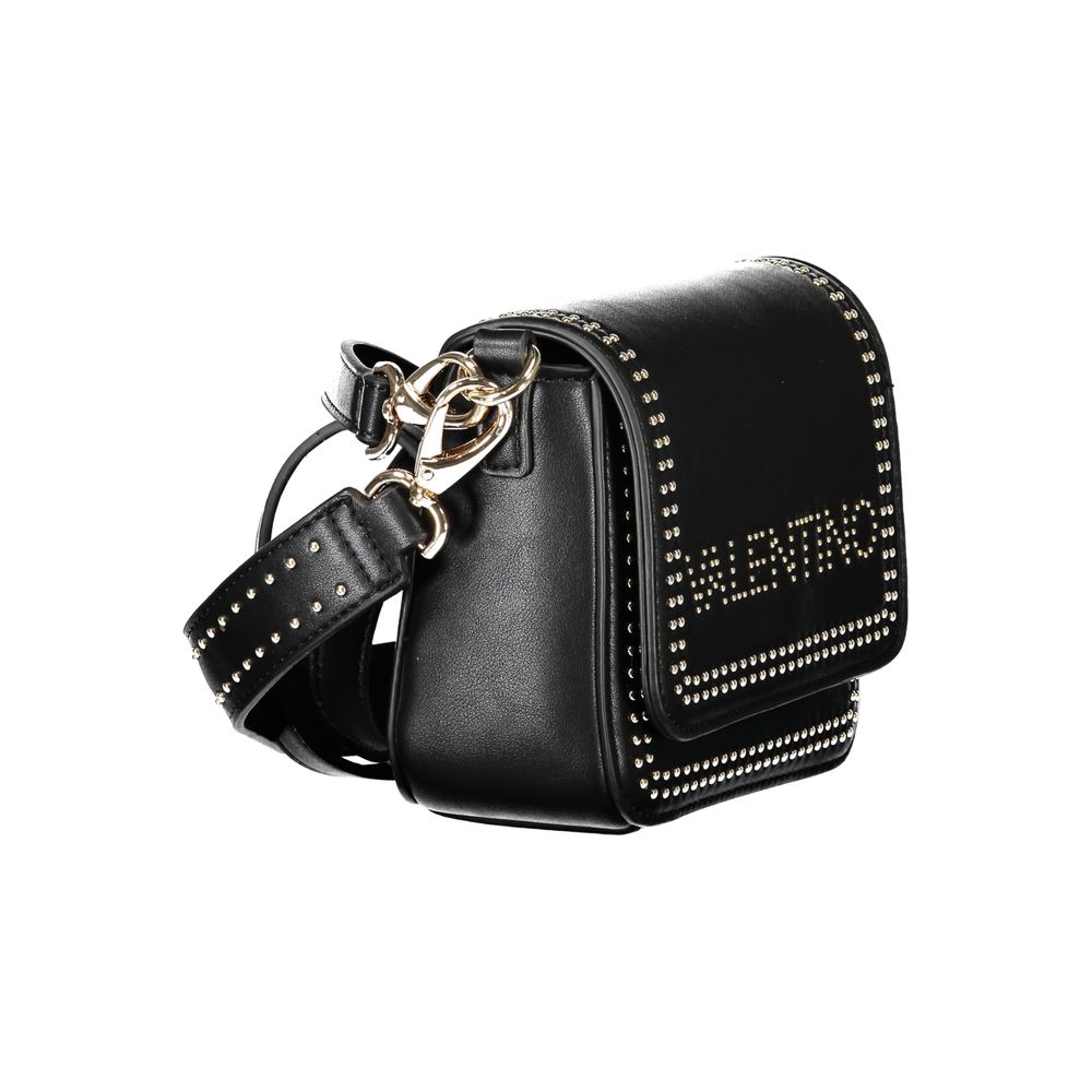 Black Polyethylene Women Handbag-Mario Valentino-LabelTerrace.com