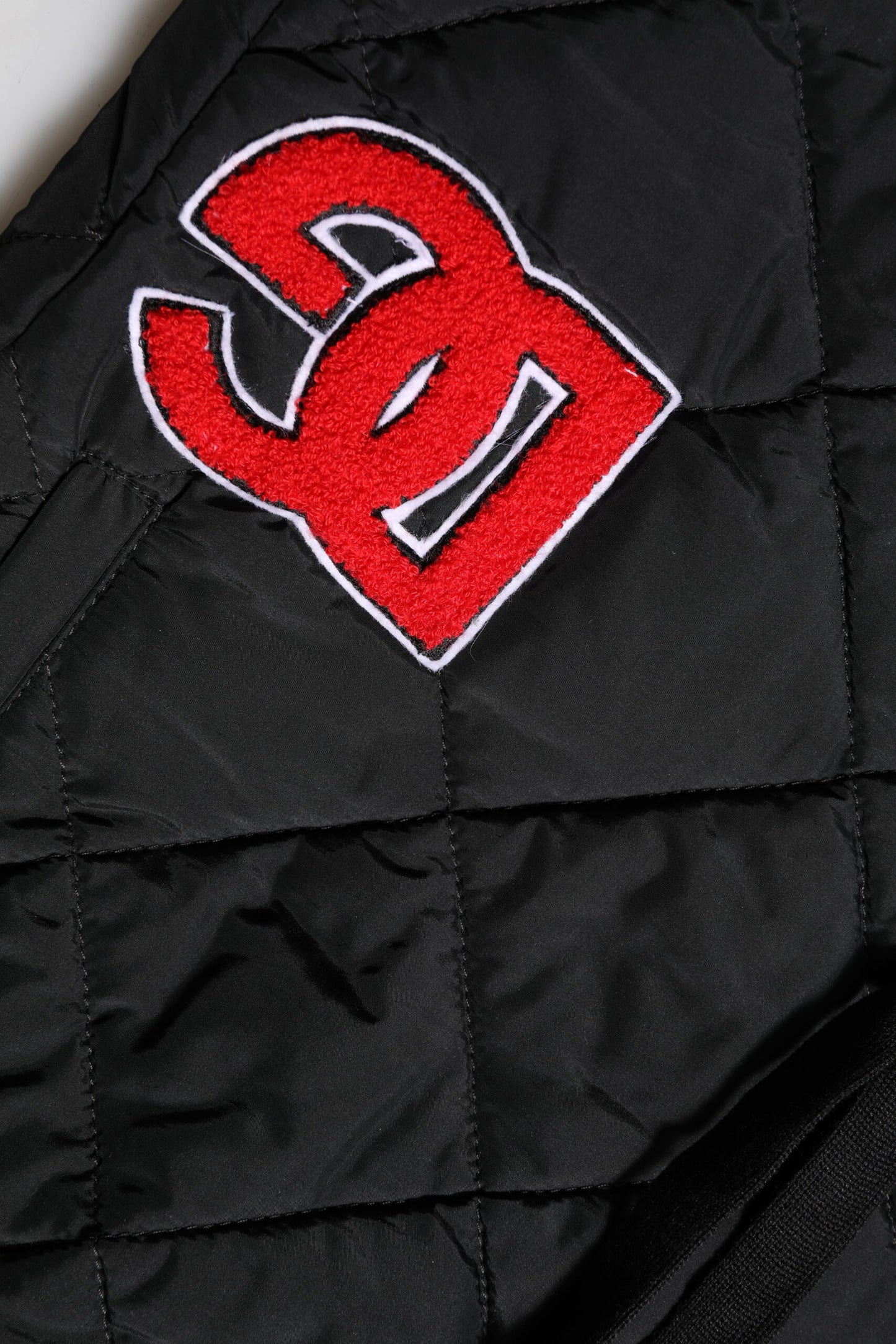 Black Quilted Mid Waist Jogger Pants-Dolce & Gabbana-LabelTerrace.com