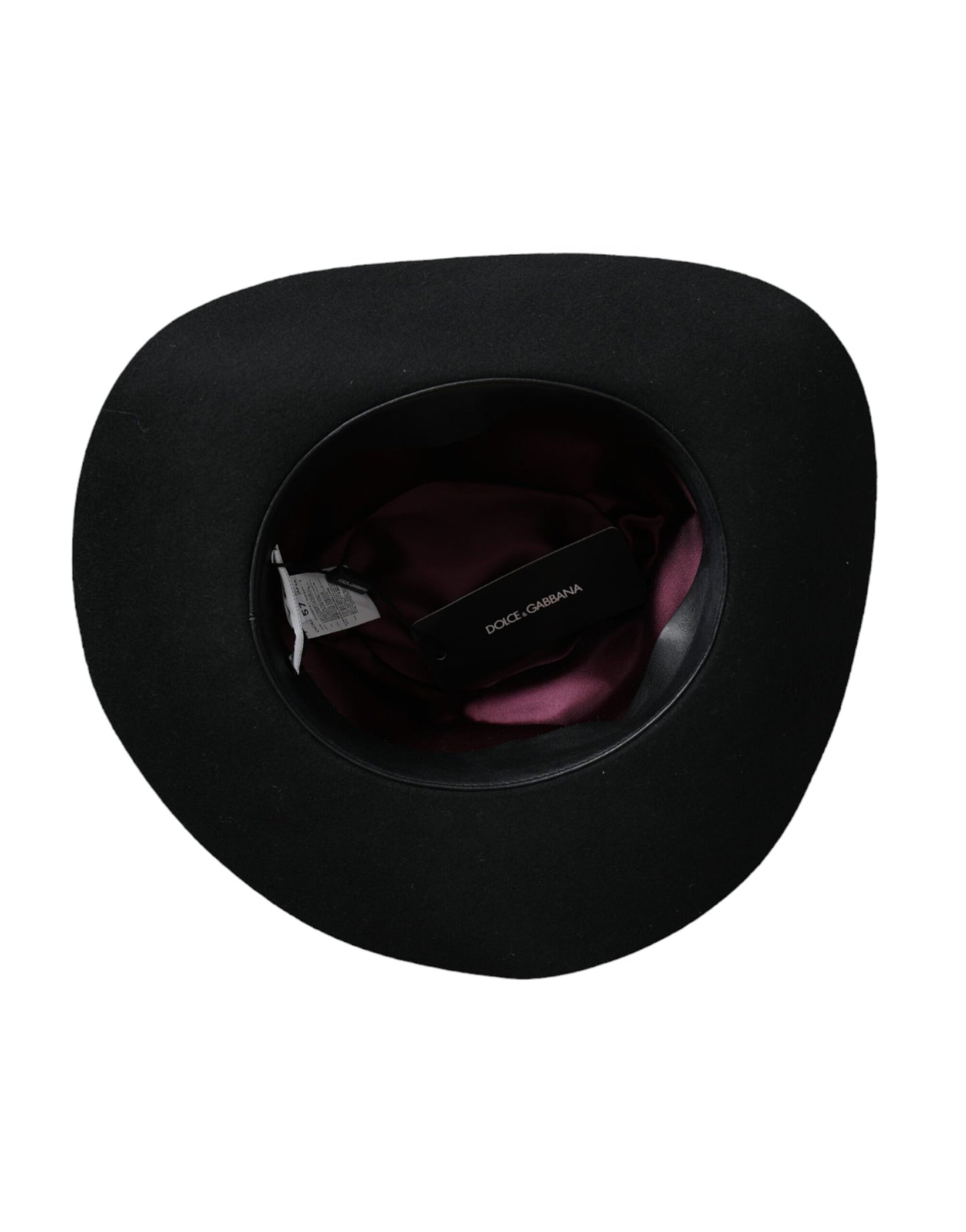 Black Rabbit Fedora Trilby Women Hat-Dolce & Gabbana-LabelTerrace.com
