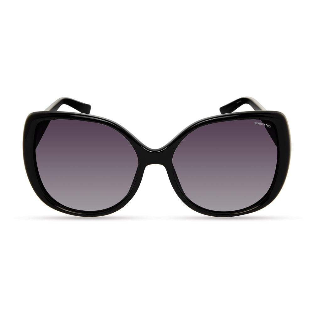 Black Resin Sunglasses-Kenneth Cole-LabelTerrace.com