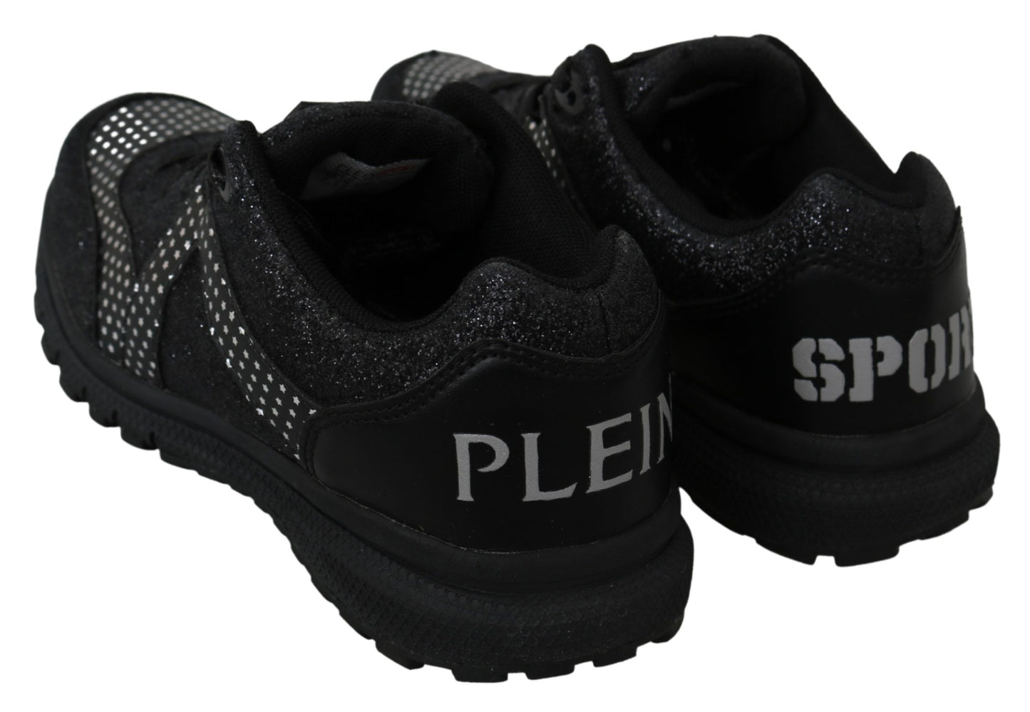 Black Running Jasmines Sneakers Shoes-Philipp Plein-LabelTerrace.com