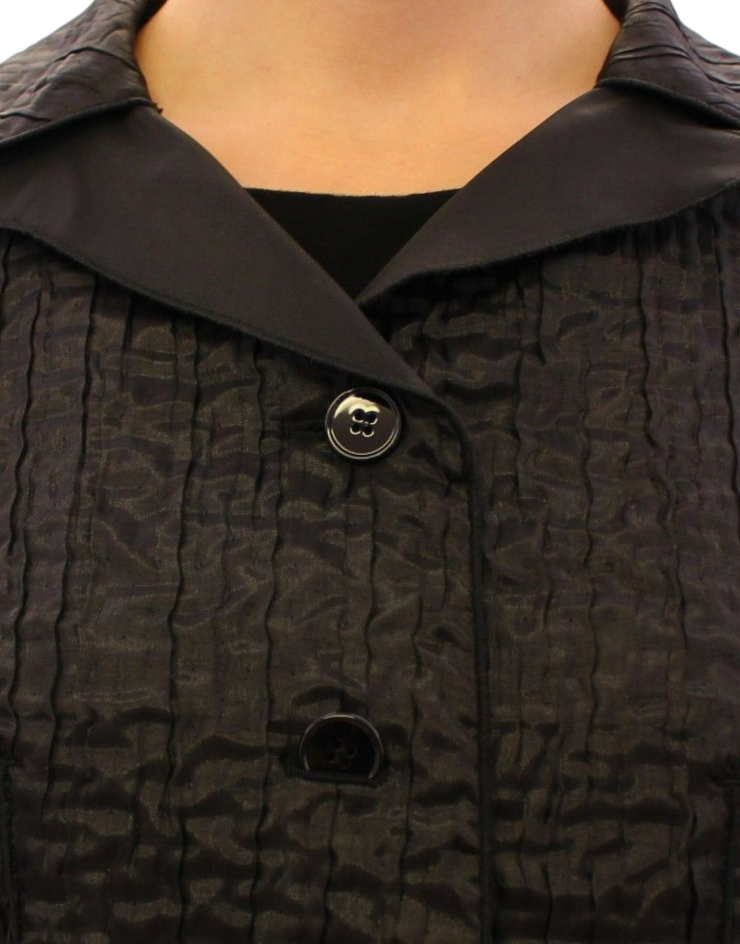 Black Short Bolero Shrug Jacket Coat-Dolce & Gabbana-LabelTerrace.com