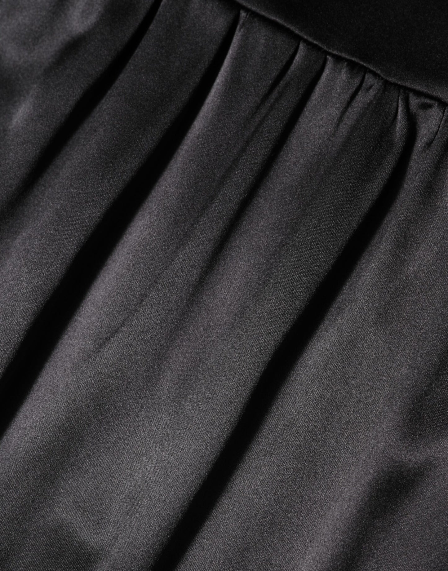 Black Silk Blend Lace Trim Sleeveless Mini Dress-Dolce & Gabbana-LabelTerrace.com