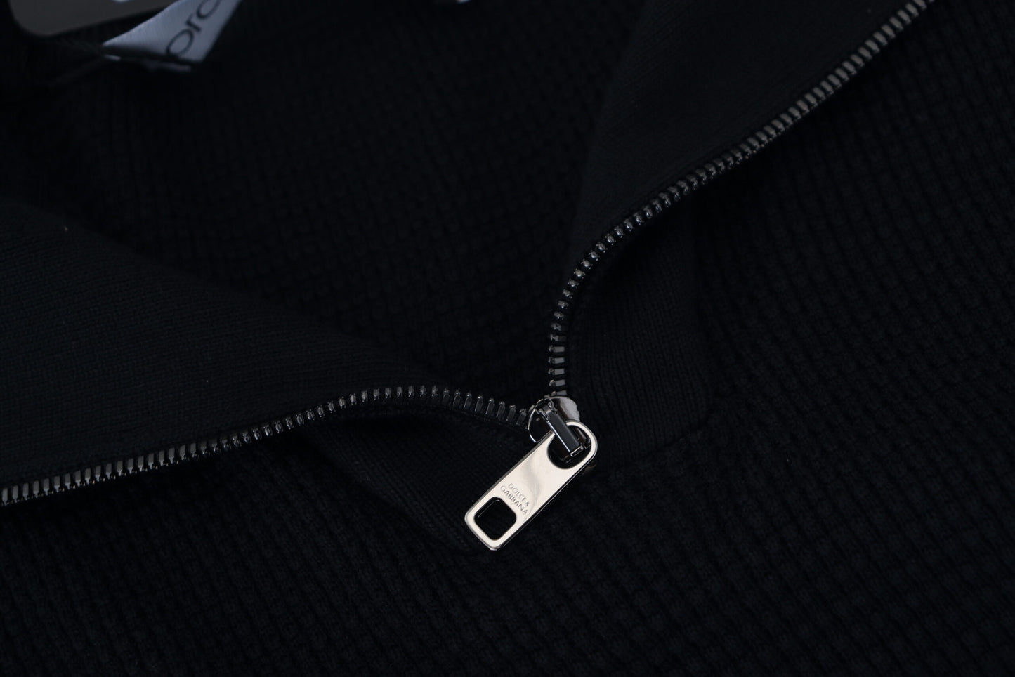 Black Silk Turtle Neck Pullover Sweater-Dolce & Gabbana-LabelTerrace.com