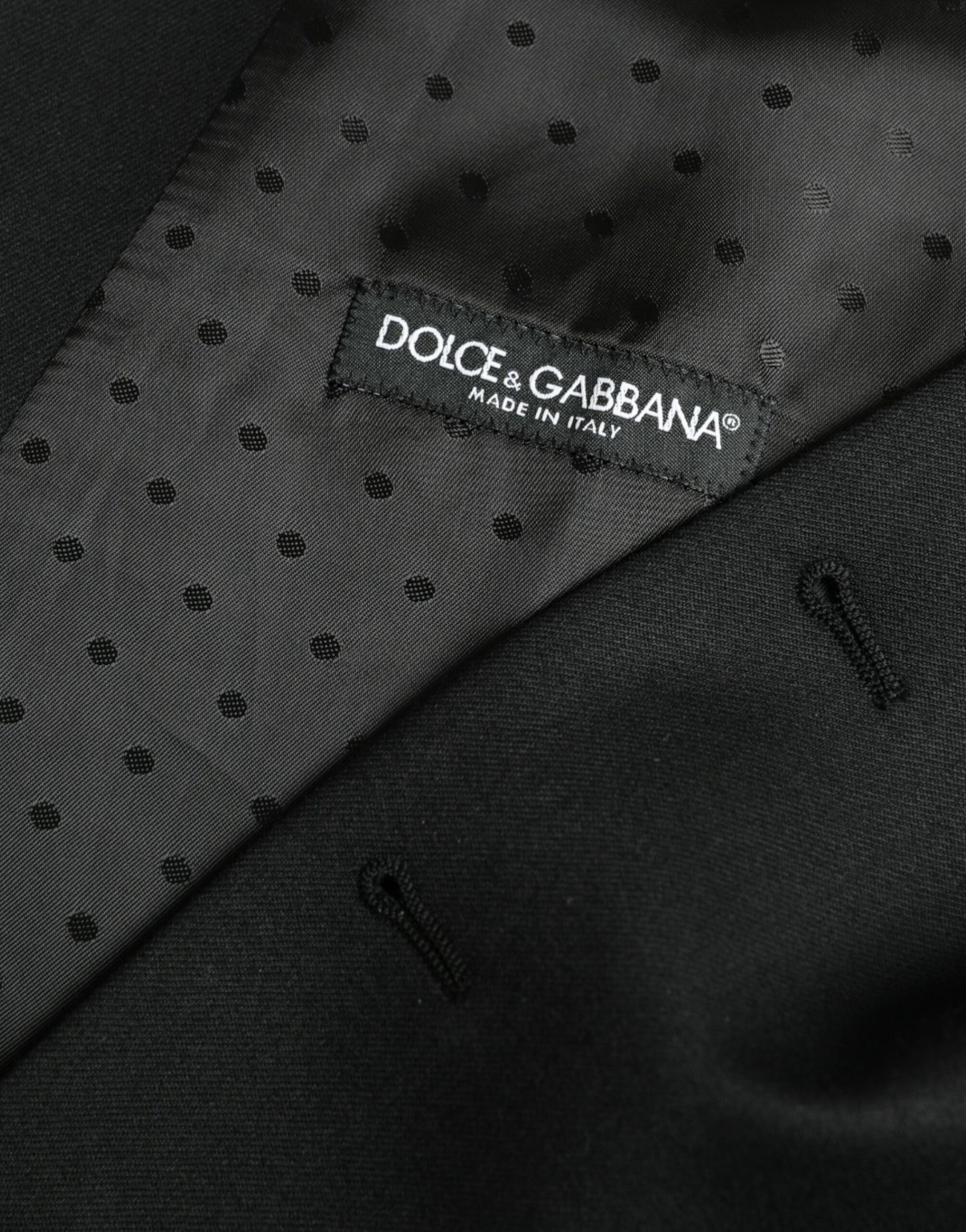 Black Silk Waistcoat Dress Formal Vest-Dolce & Gabbana-LabelTerrace.com