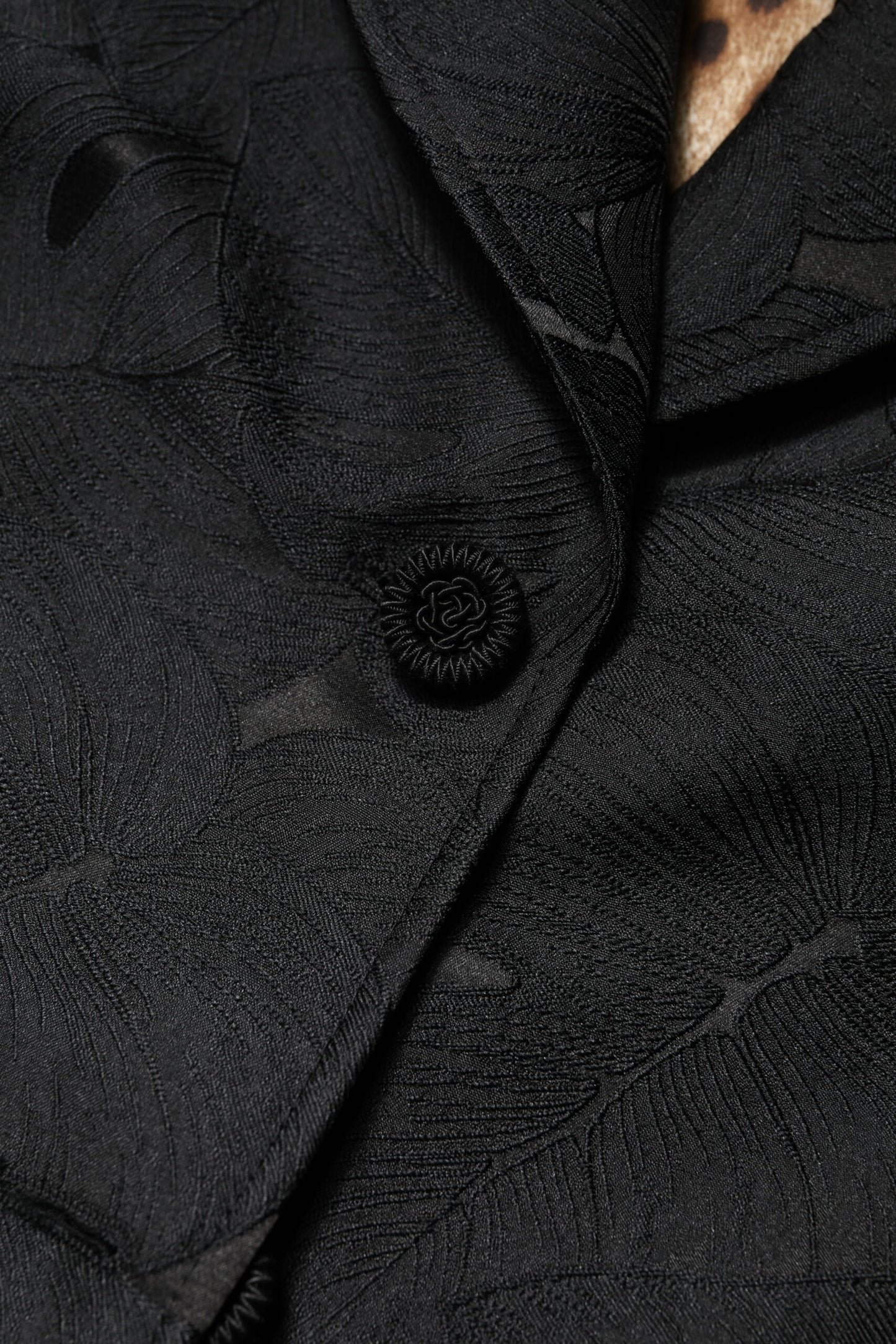 Black Single Breasted Trench Coat Jacket-Dolce & Gabbana-LabelTerrace.com