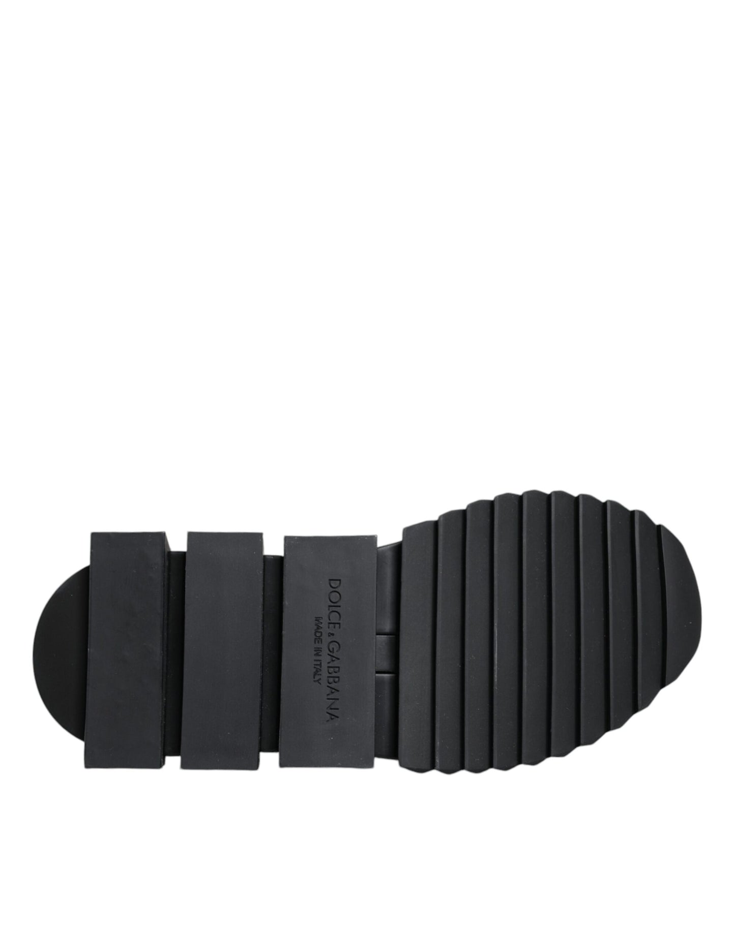 Black Sorrento Socks Logo Sneakers Shoes-Dolce & Gabbana-LabelTerrace.com