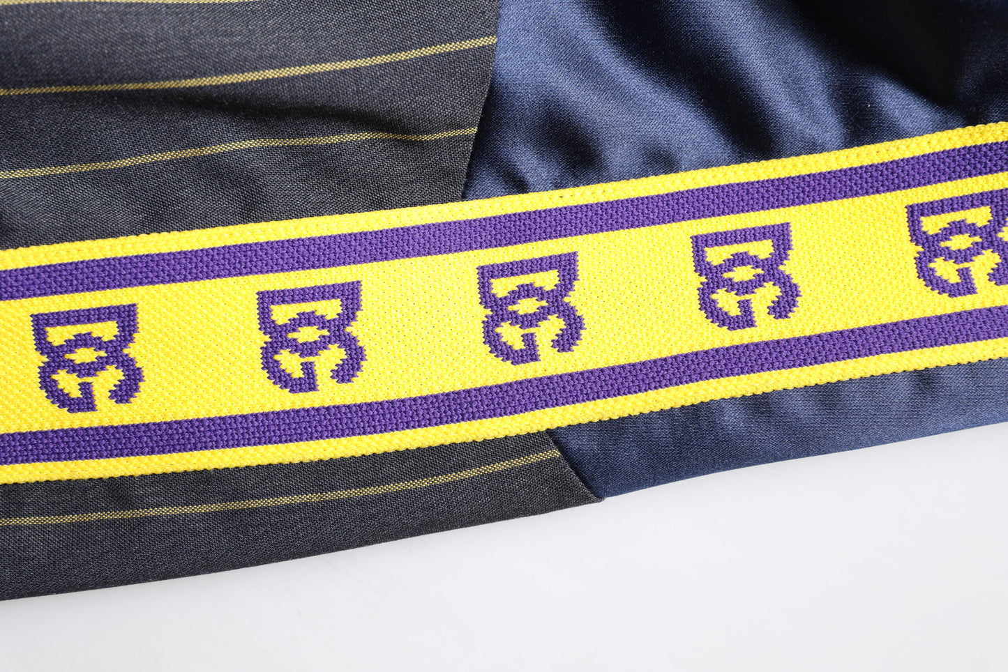 Black Striped Logo Full Zip Bomber Jacket-Dolce & Gabbana-LabelTerrace.com