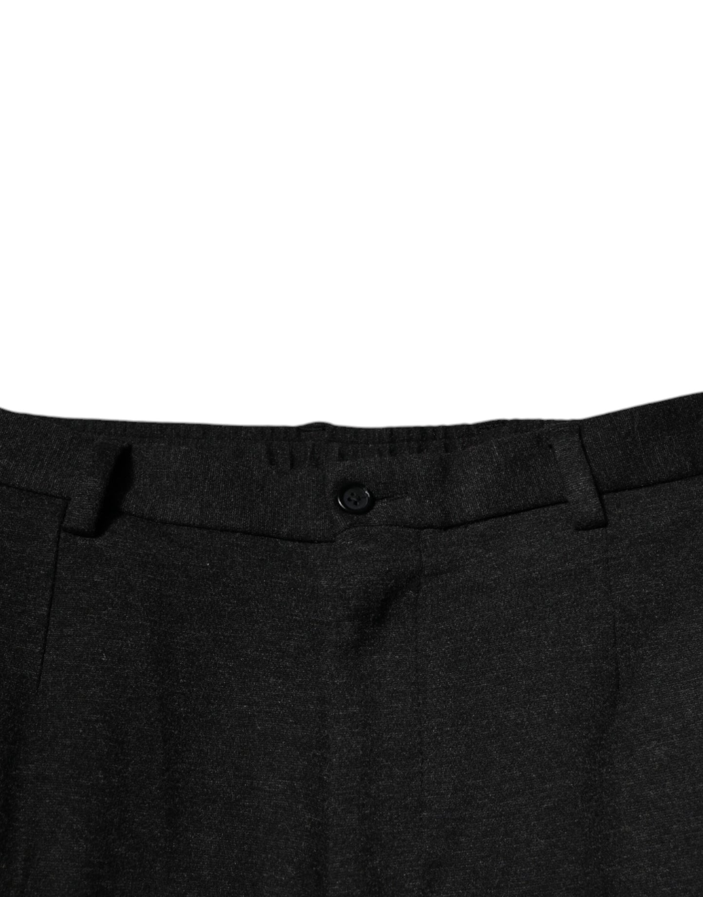 Black Viscose Cargo Men Casual Pants-Dolce & Gabbana-LabelTerrace.com
