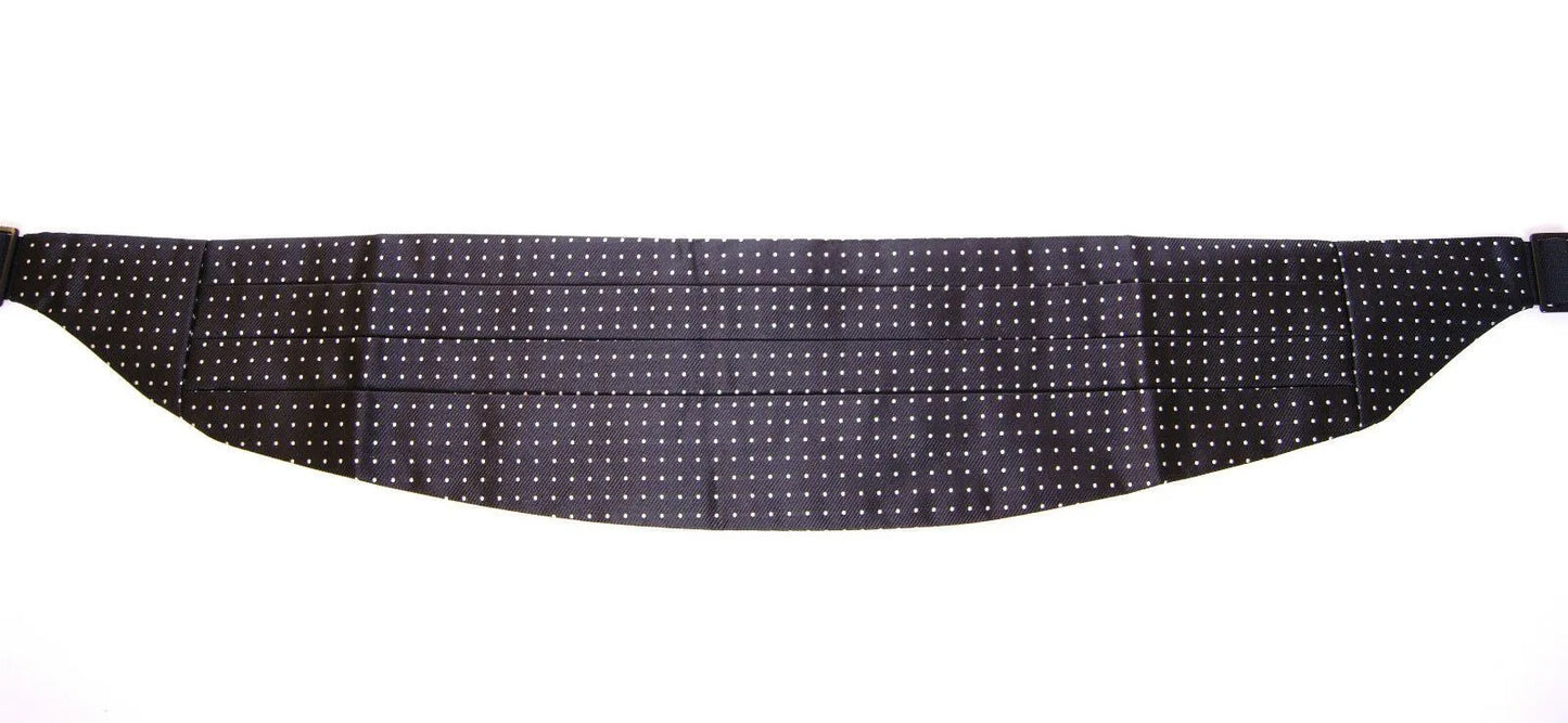 Black Waist Smoking Tuxedo Cummerbund Belt-Dolce & Gabbana-LabelTerrace.com