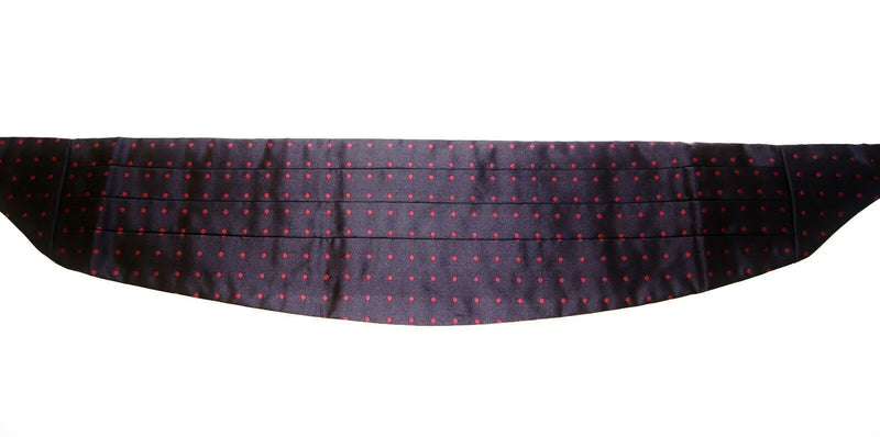 Black Waist Tuxedo Smoking Belt Cummerbund-Dolce & Gabbana-LabelTerrace.com