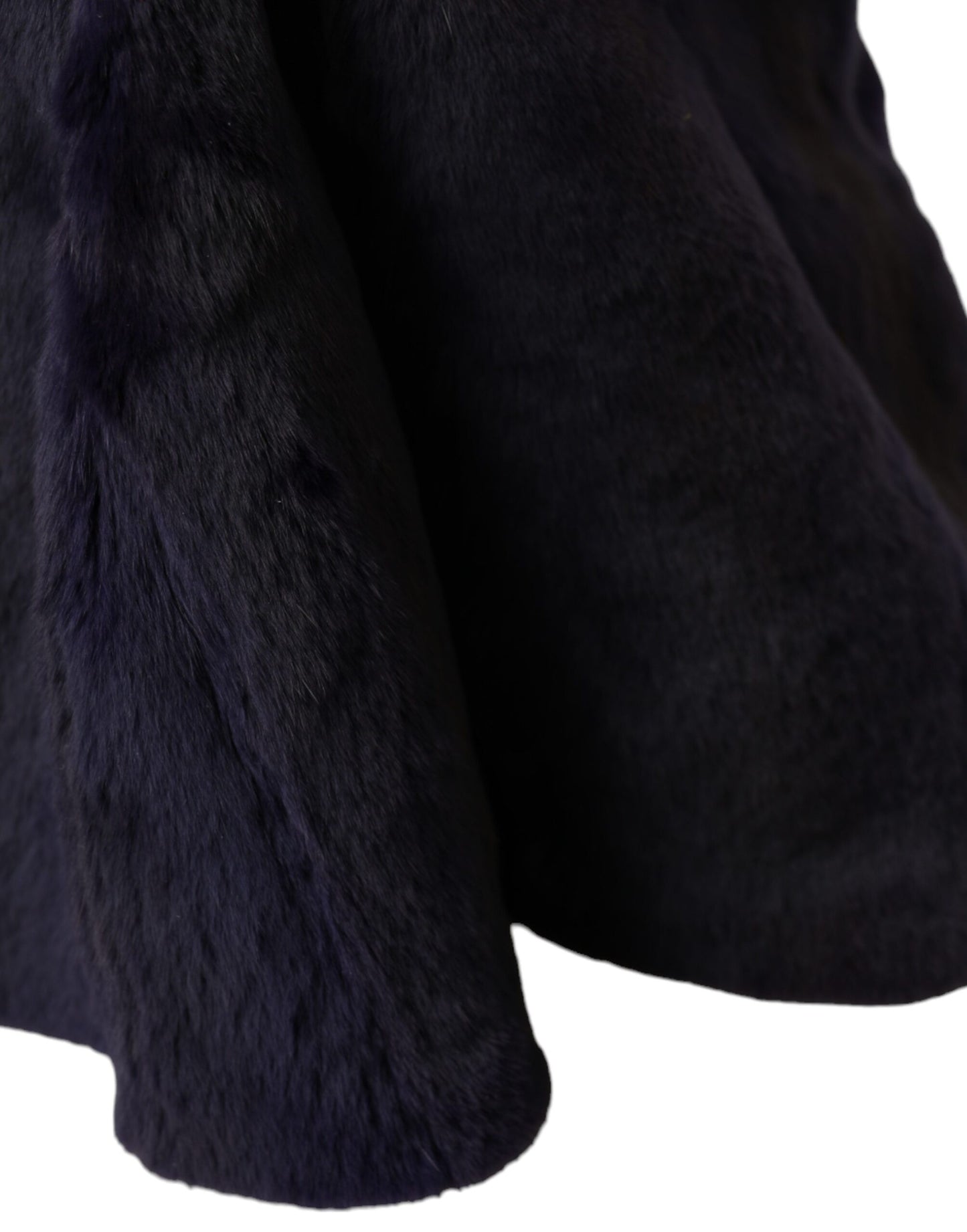 Black Weasel Fur Whole Head Wrap Hat-Dolce & Gabbana-LabelTerrace.com