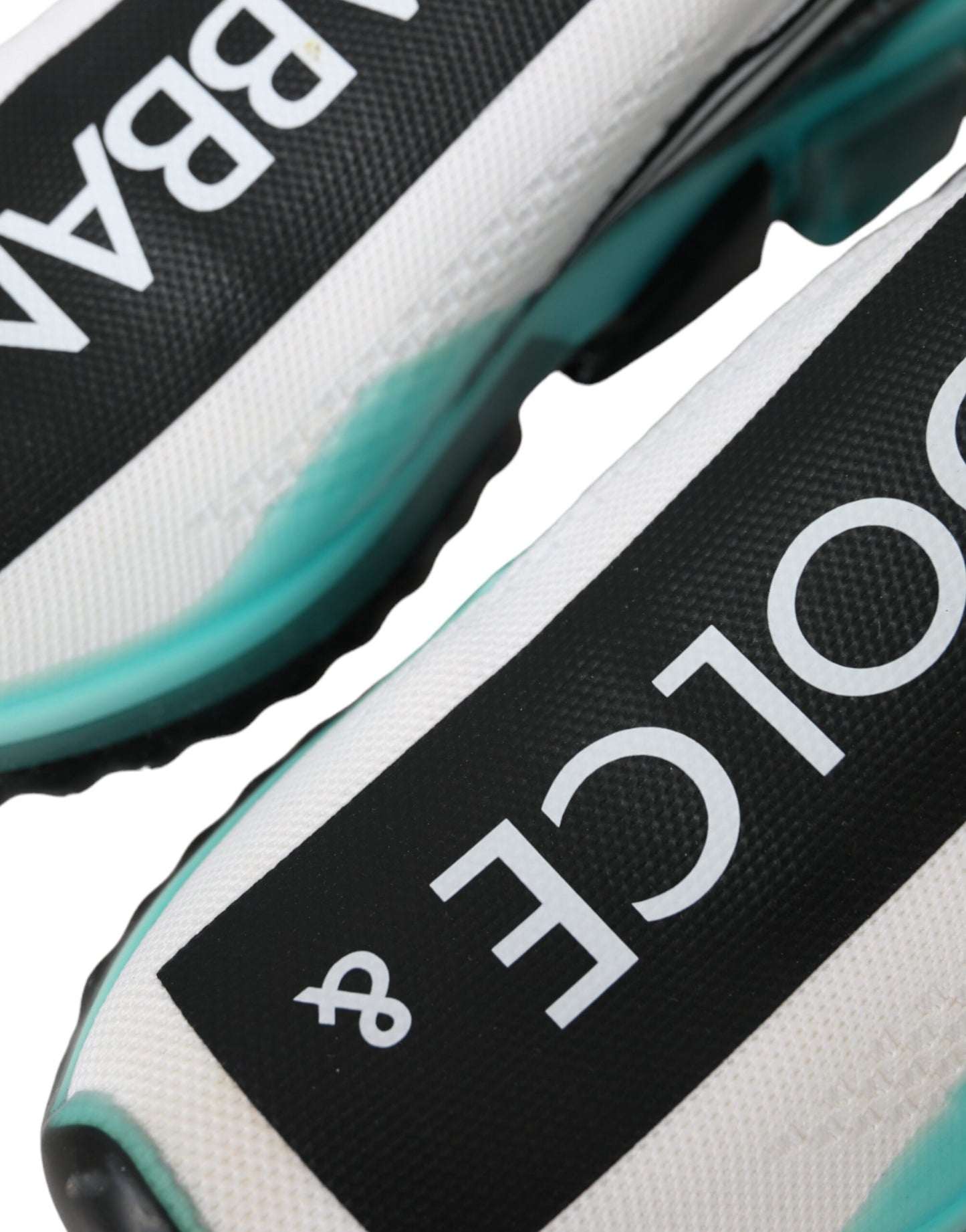 Black White Blue Slip On Sorrento Sneakers Shoes-Dolce & Gabbana-LabelTerrace.com