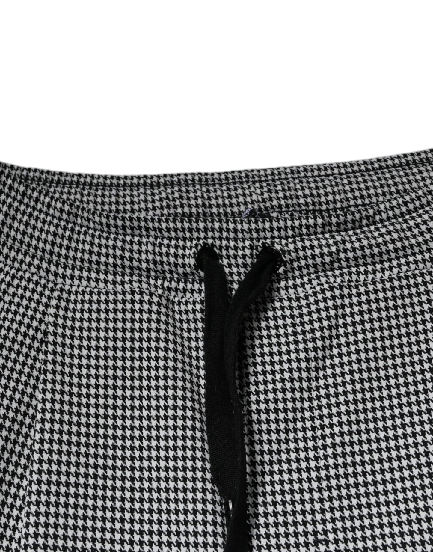 Black White Houndstooth Skinny Dress Pants-Dolce & Gabbana-LabelTerrace.com
