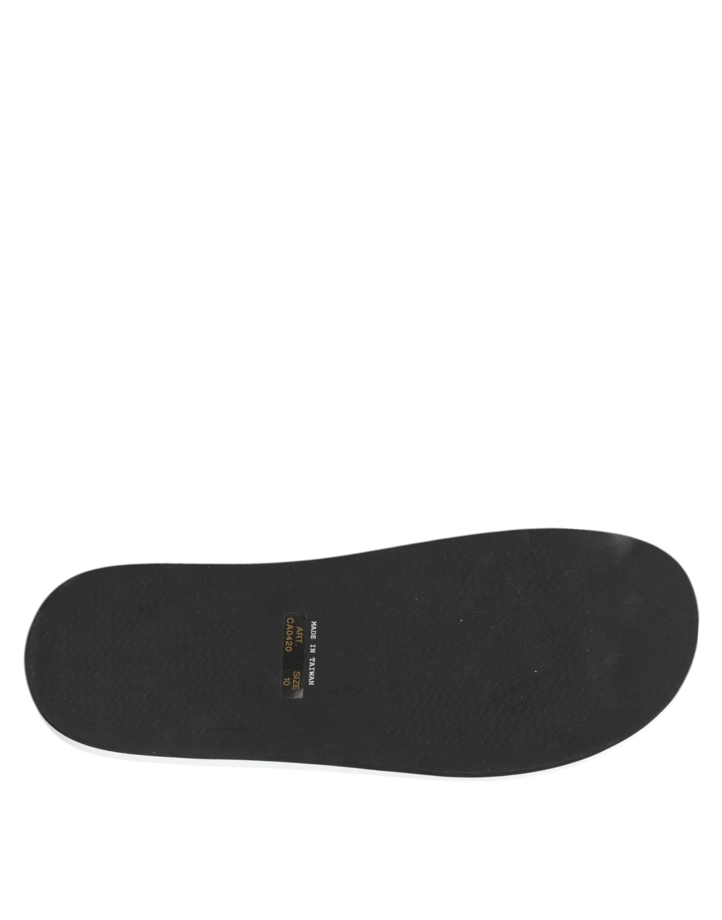 Black White Logo Beachwear Flats Slipper Shoes-Dolce & Gabbana-LabelTerrace.com