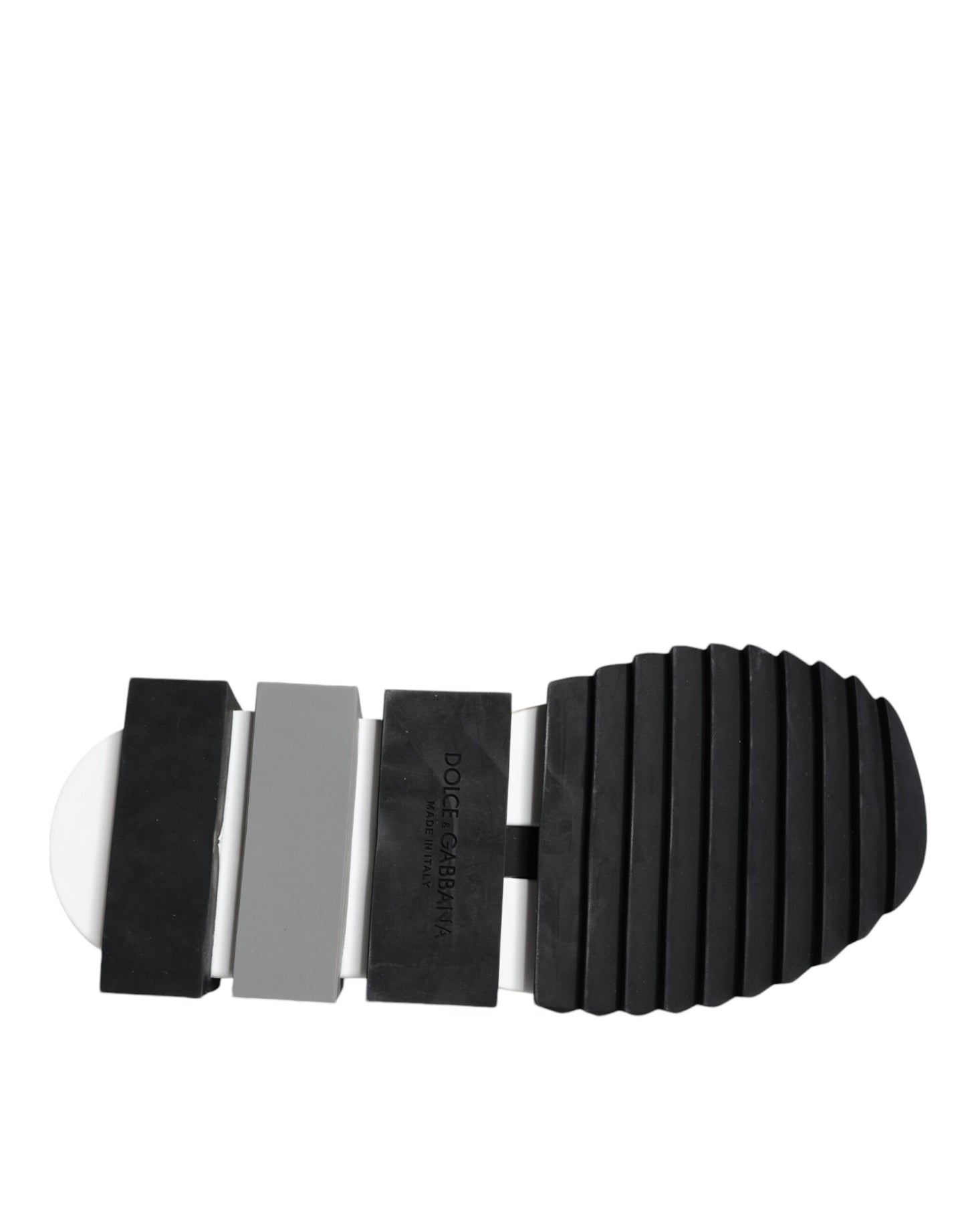 Black White Sorrento Low Top Sneakers Shoes-Dolce & Gabbana-LabelTerrace.com