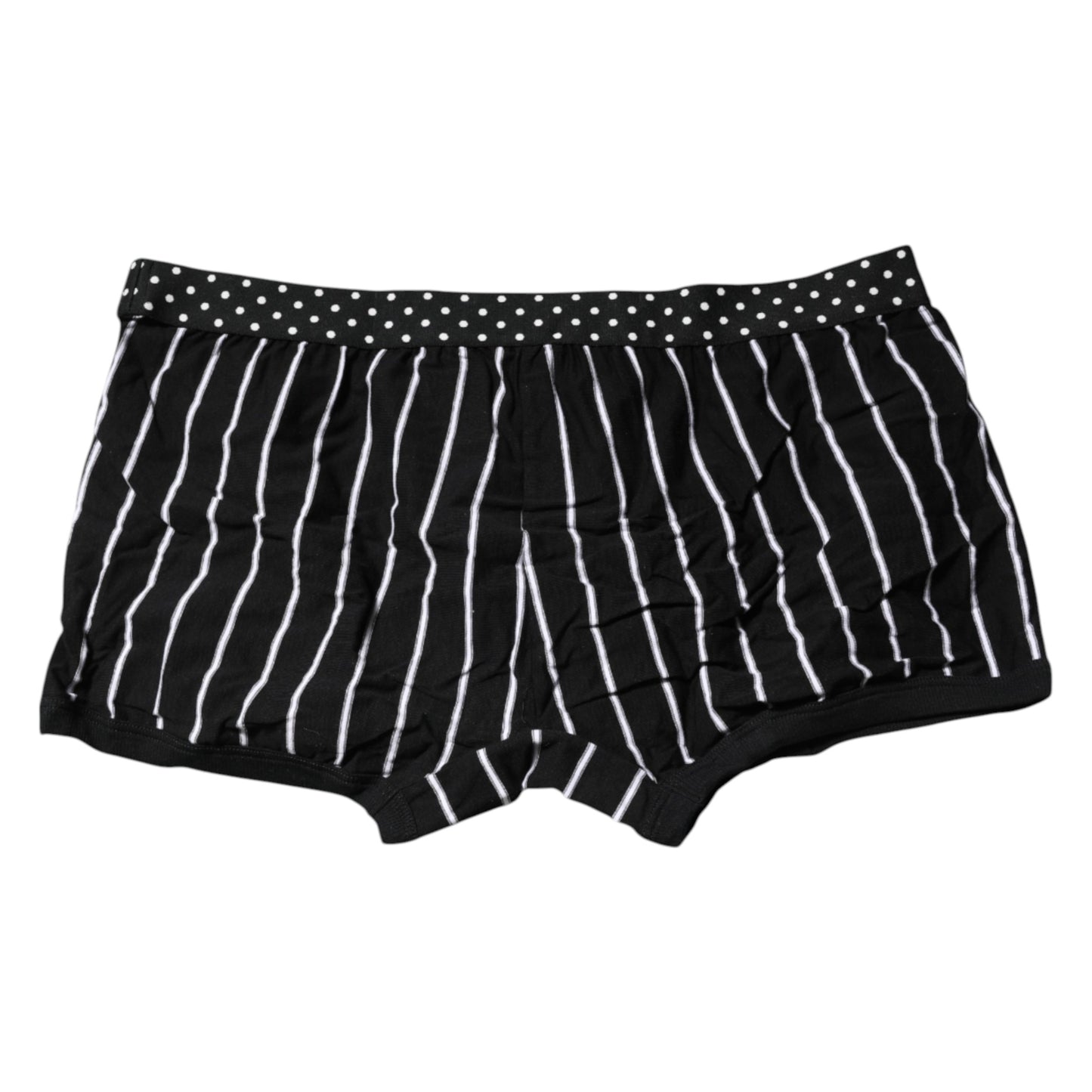 Black White Striped Regular Boxer Underwear-Dolce & Gabbana-LabelTerrace.com