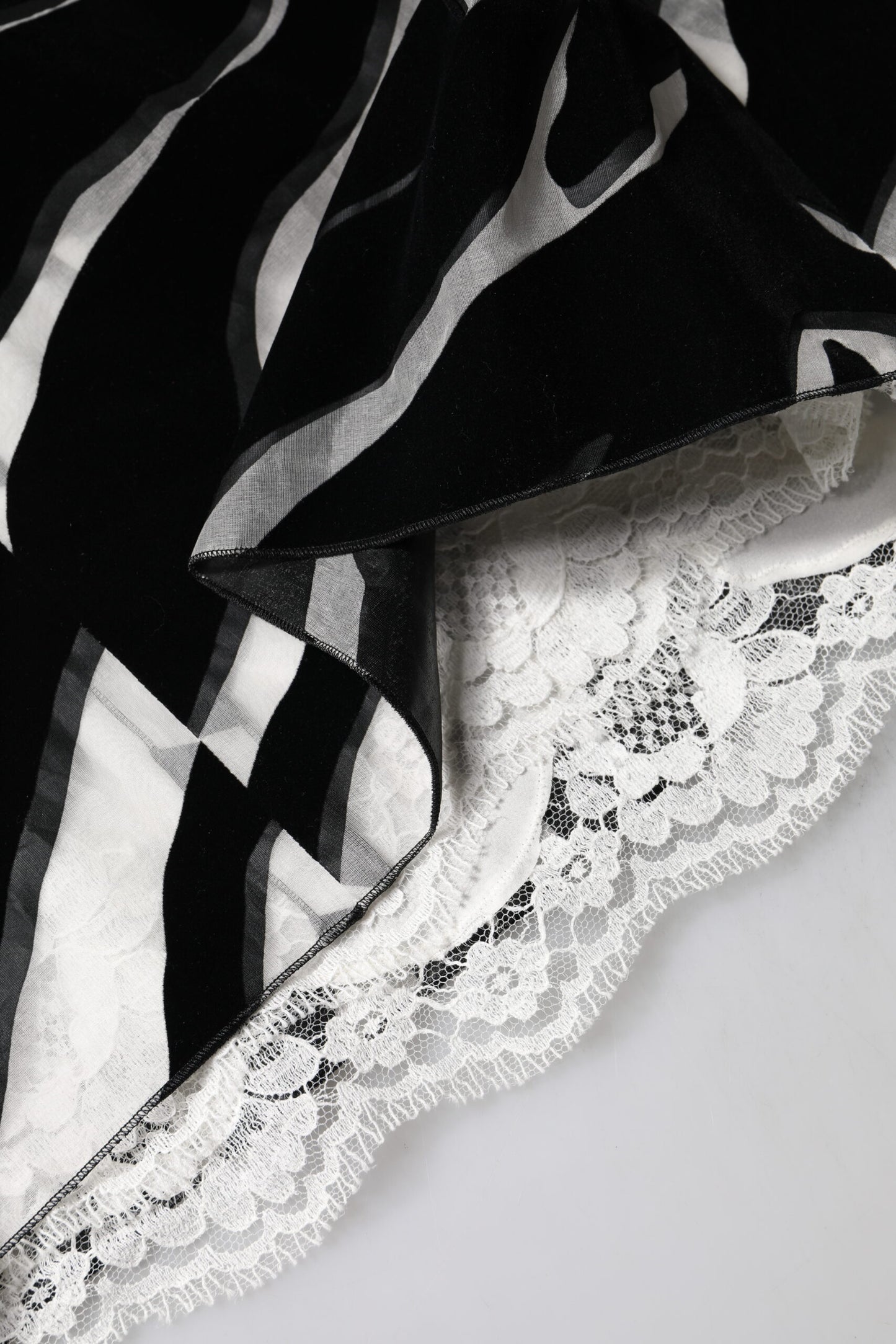 Black White Zebra A-line Sheath Mini Dress-Dolce & Gabbana-LabelTerrace.com