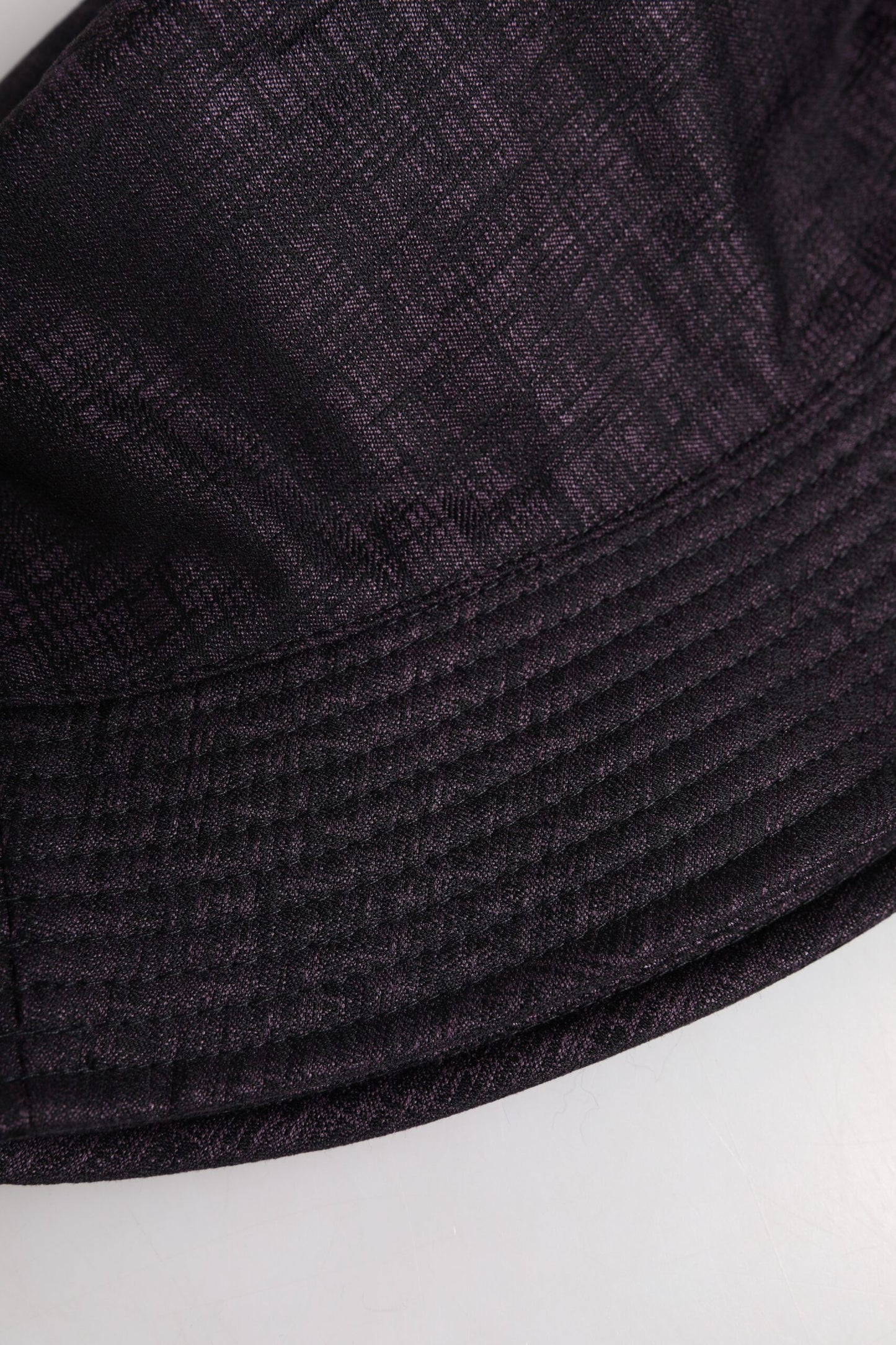 Black Wide Brim Nylon Bucket Hat-Dolce & Gabbana-LabelTerrace.com