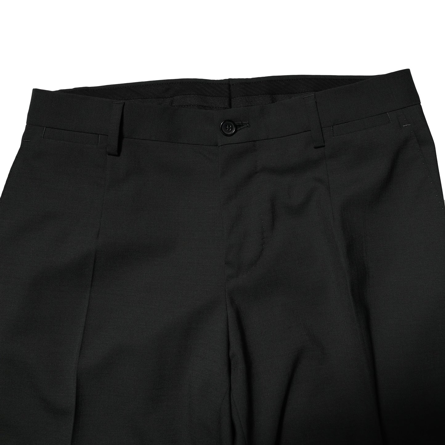 Black Wool 2 Piece Single Breasted Suit-Dolce & Gabbana-LabelTerrace.com