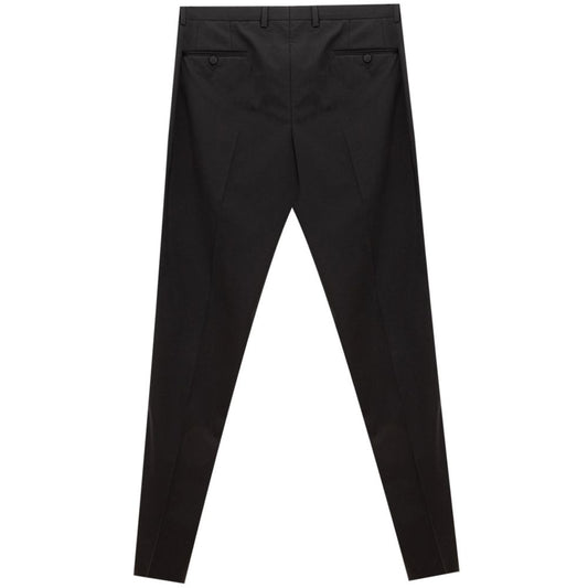 Black Wool Pant-Dolce & Gabbana-LabelTerrace.com