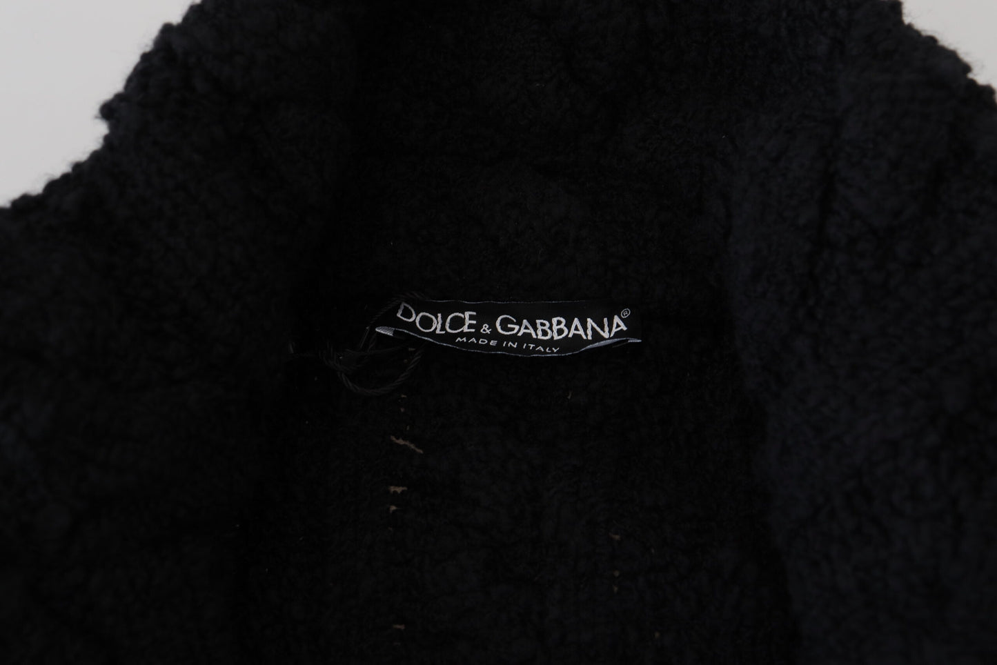Black Wool Knit Button Cardigan Sweater-Dolce & Gabbana-LabelTerrace.com