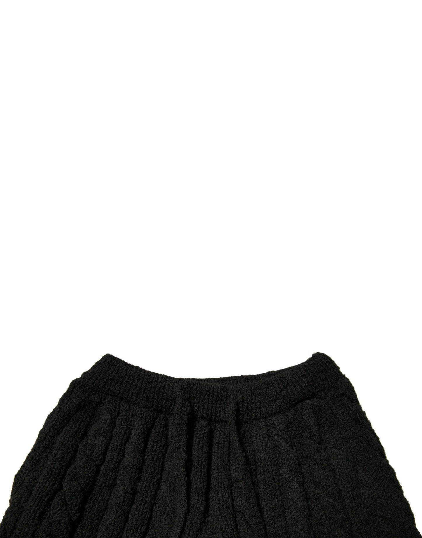 Black Wool Knitted Skinny Pants-Dolce & Gabbana-LabelTerrace.com