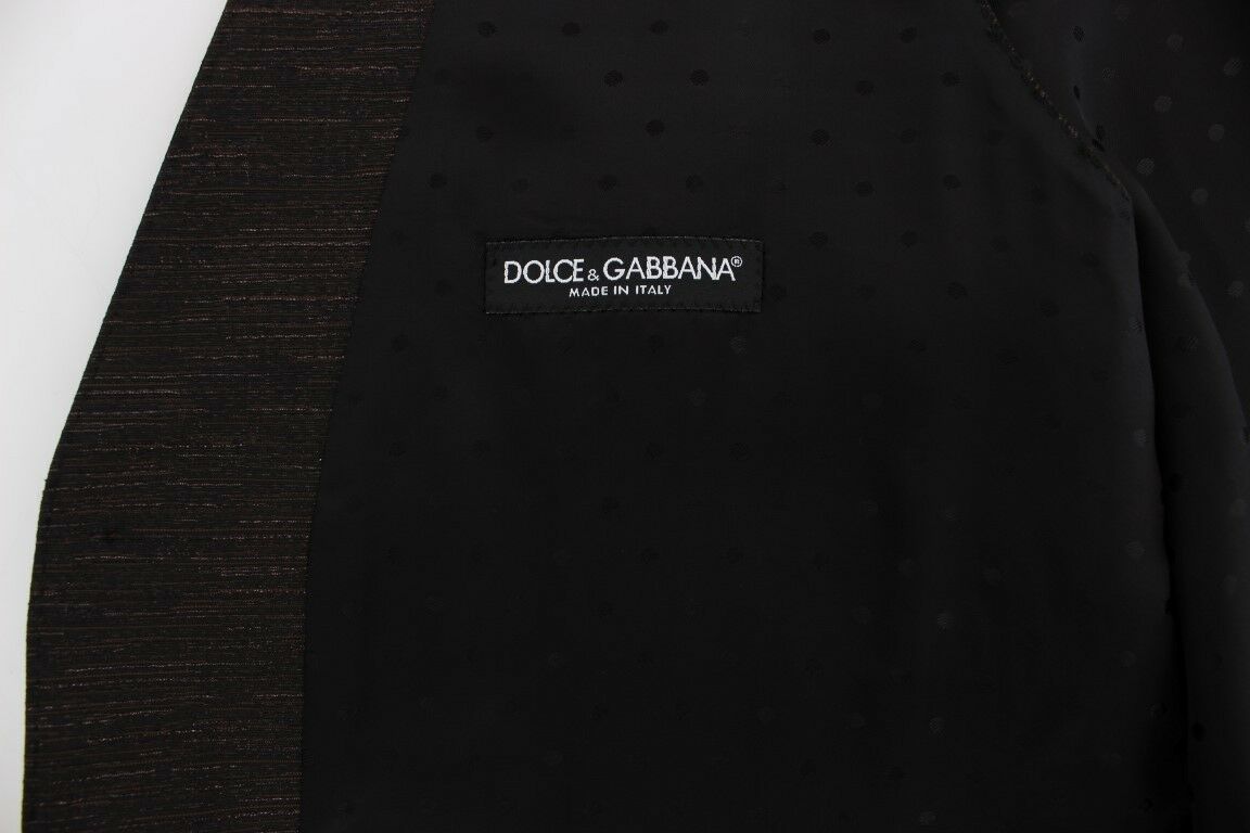 Black Wool Logo Dress Gilet Vest-Dolce & Gabbana-LabelTerrace.com