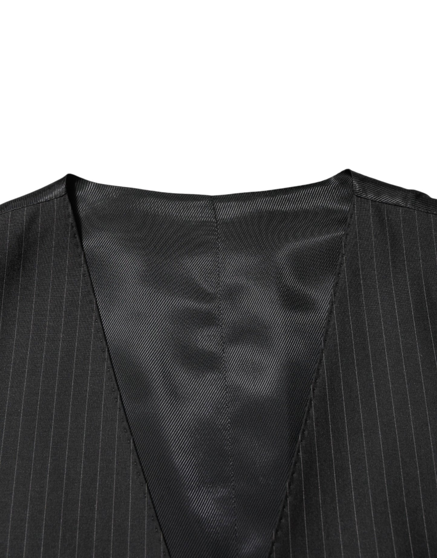 Black Wool Men Dress Formal Waistcoat Vest
