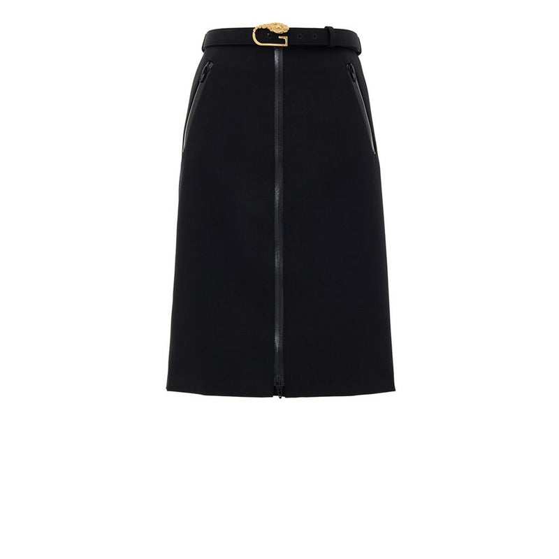 Black Wool Skirt-Gucci-LabelTerrace.com