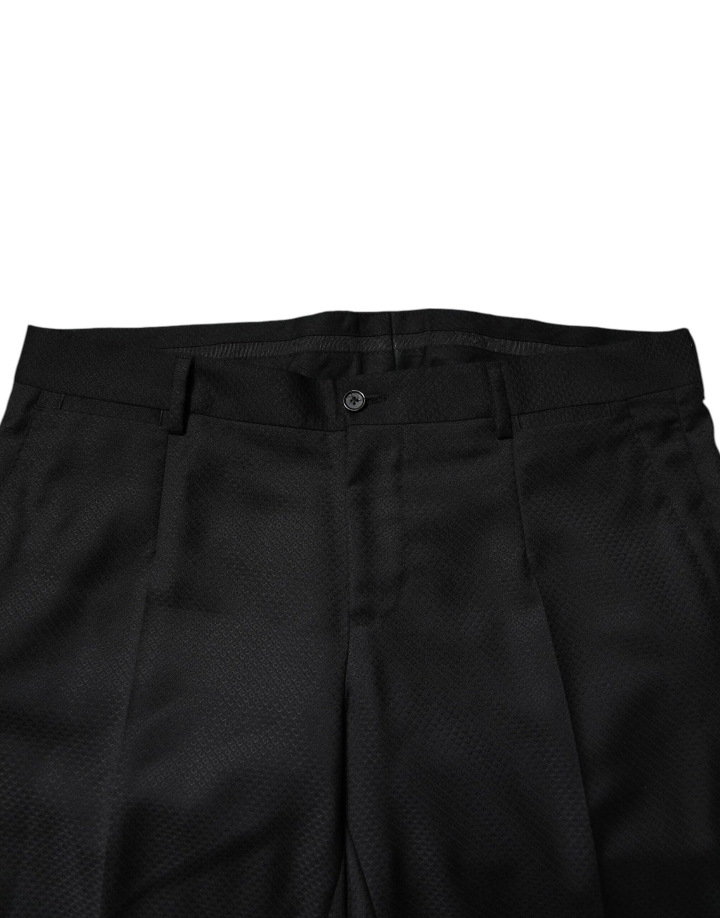 Black Wool Single Breasted 2 Piece Suit-Dolce & Gabbana-LabelTerrace.com