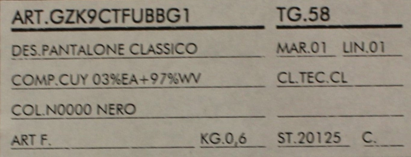 Black Wool Stretch Pleated Pants-Dolce & Gabbana-LabelTerrace.com