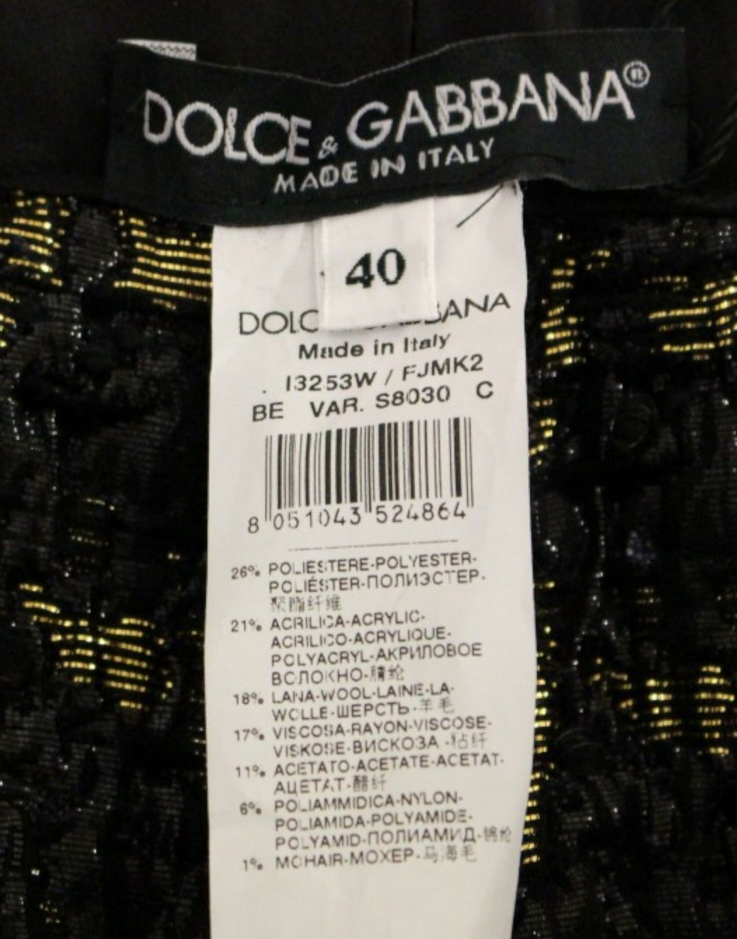 Black fabric shorts pants-Dolce & Gabbana-LabelTerrace.com