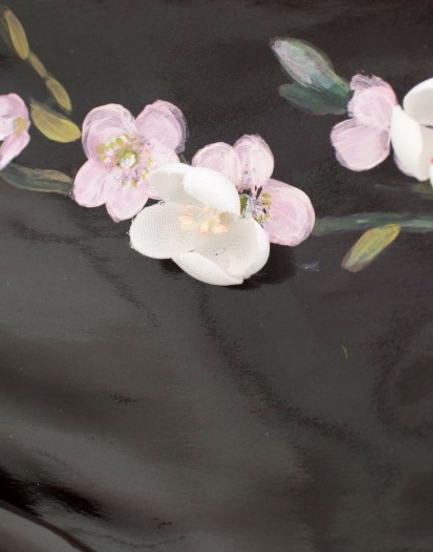 Black floral 3/4 Sleeve sheath dress-Dolce & Gabbana-LabelTerrace.com