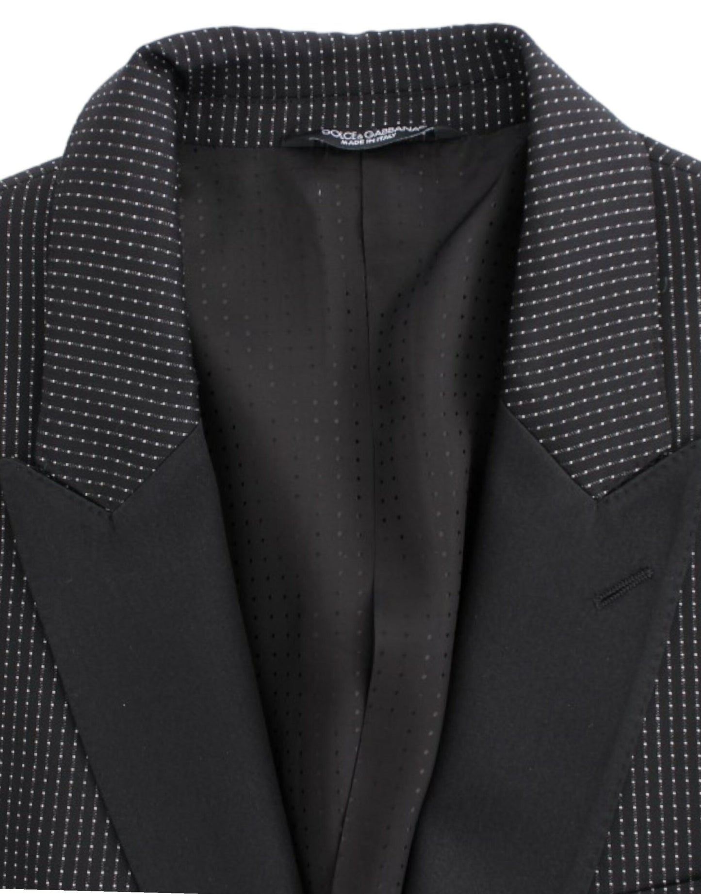 Black wool slim MARTINI blazer-Dolce & Gabbana-LabelTerrace.com