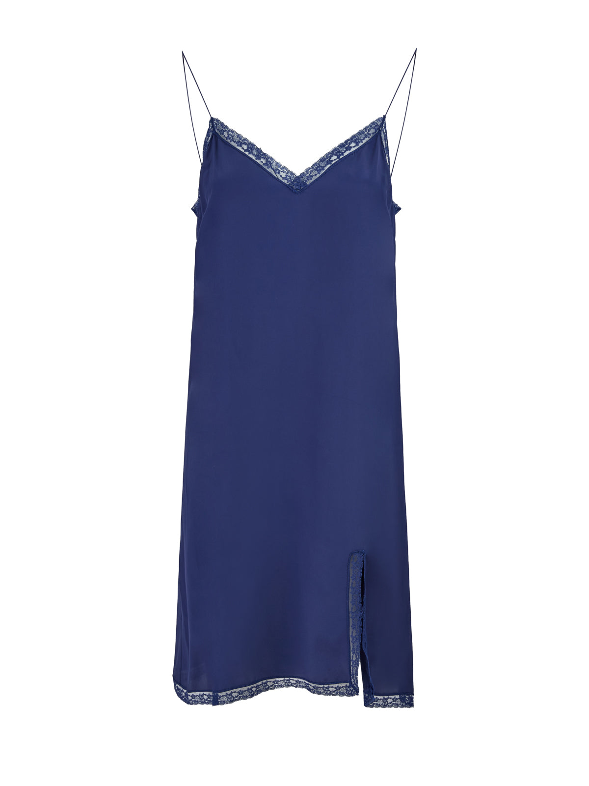 Blu Viscose and Cotton Mid Long Dress-Gucci-LabelTerrace.com