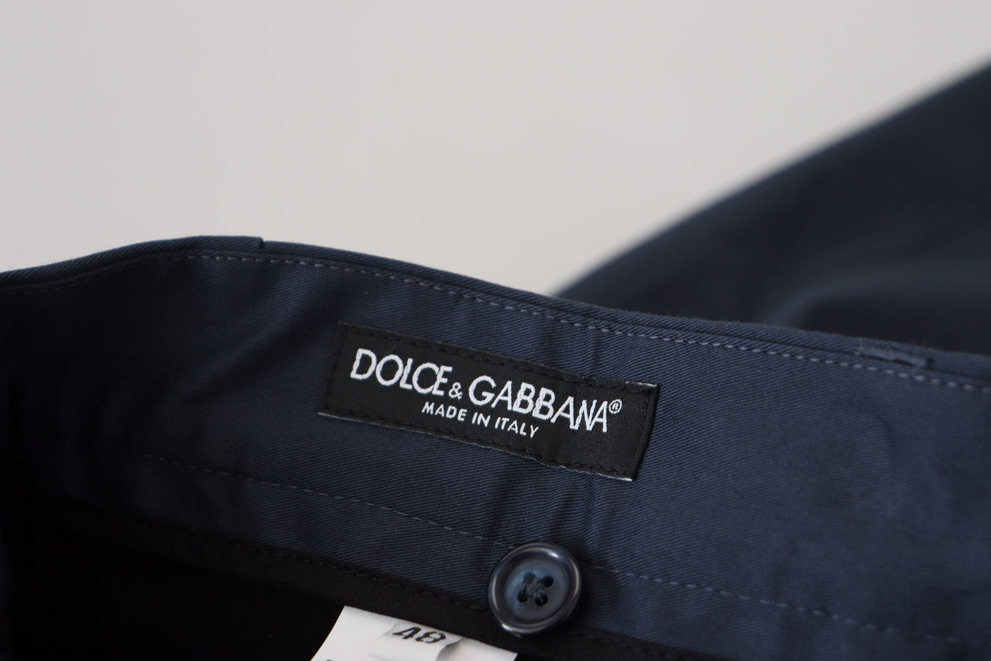 Blue Bermuda Low Waist Men Shorts-Dolce & Gabbana-LabelTerrace.com