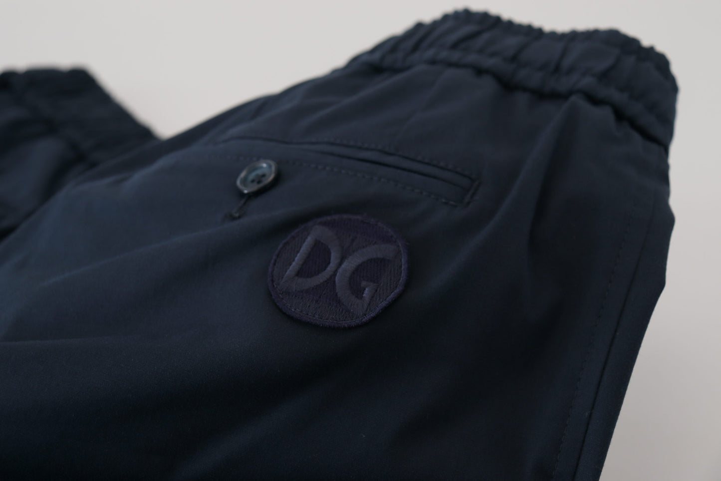 Blue Bermuda Mid Waist Casual Shorts-Dolce & Gabbana-LabelTerrace.com