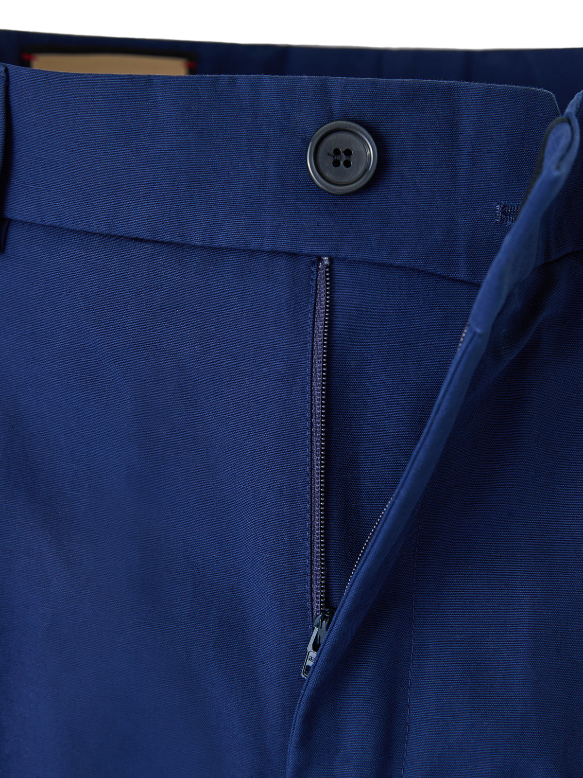 Blue Classic Cotton Pants-Gucci-LabelTerrace.com