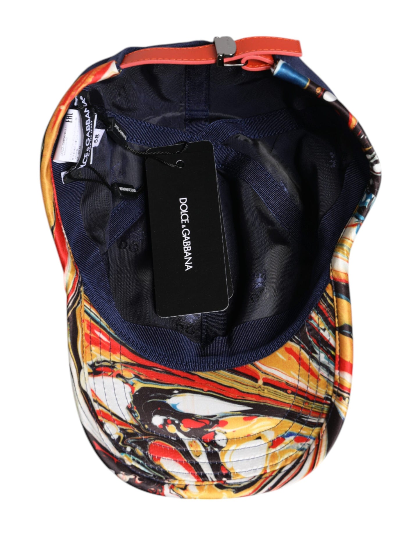 Blue Cotton 6 Panels Baseball Cap-Dolce & Gabbana-LabelTerrace.com