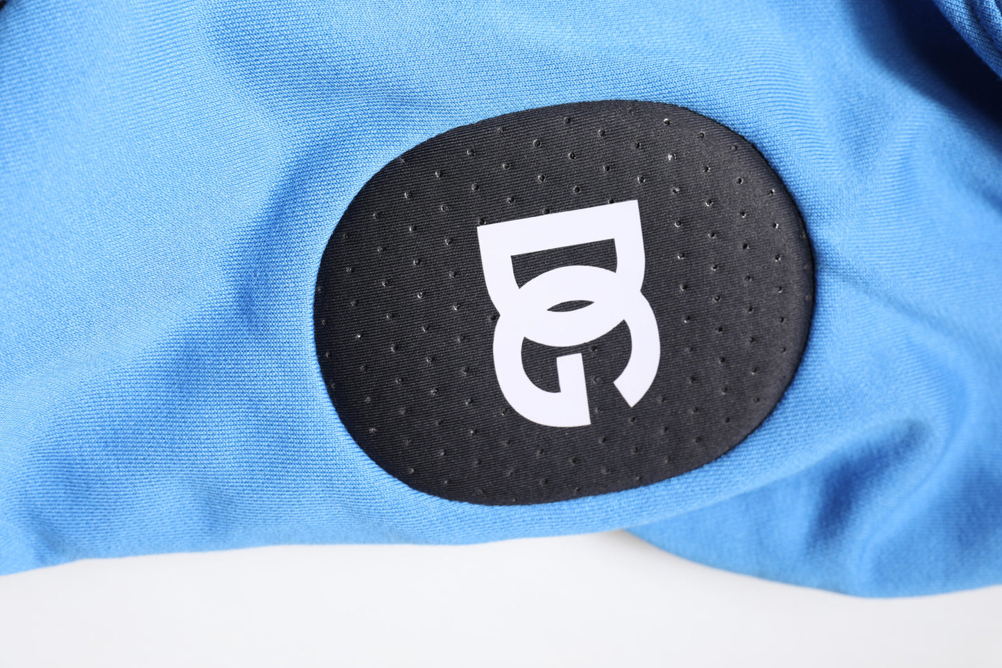 Blue Cotton Hooded Men Sportswear Vest Sweater-Dolce & Gabbana-LabelTerrace.com