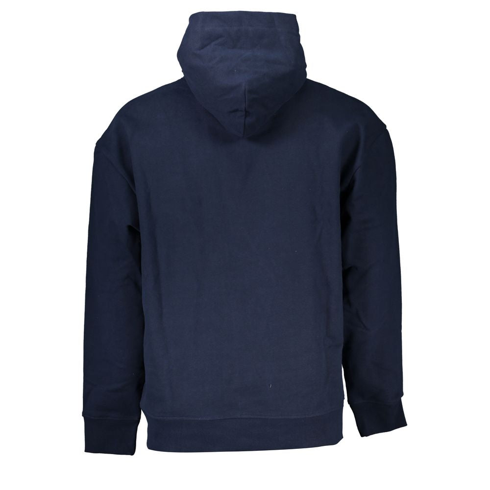 Blue Cotton Men Sweatshirt-Tommy Hilfiger-LabelTerrace.com
