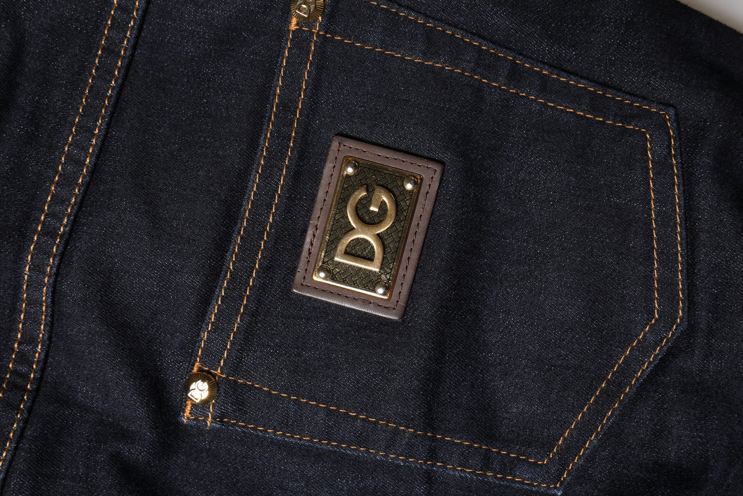 Blue Cotton PRETTY LowWaist Skinny Denim Jeans-Dolce & Gabbana-LabelTerrace.com