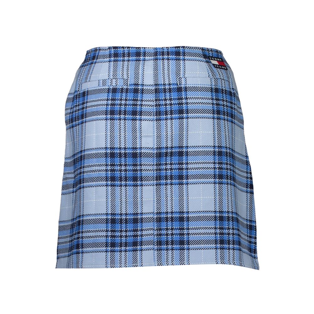 Blue Cotton Skirt-Tommy Hilfiger-LabelTerrace.com