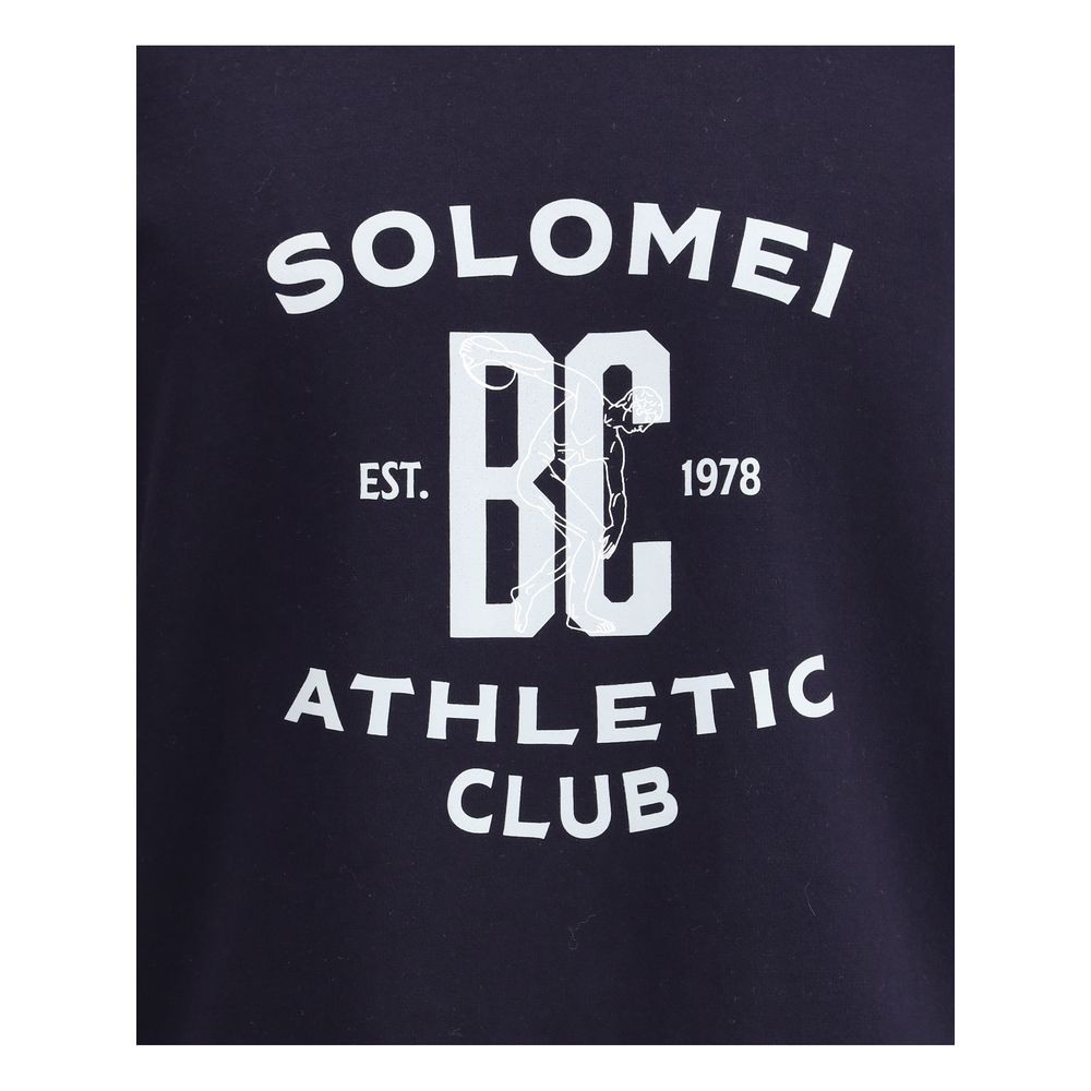 Blue Cotton Sweatshirt