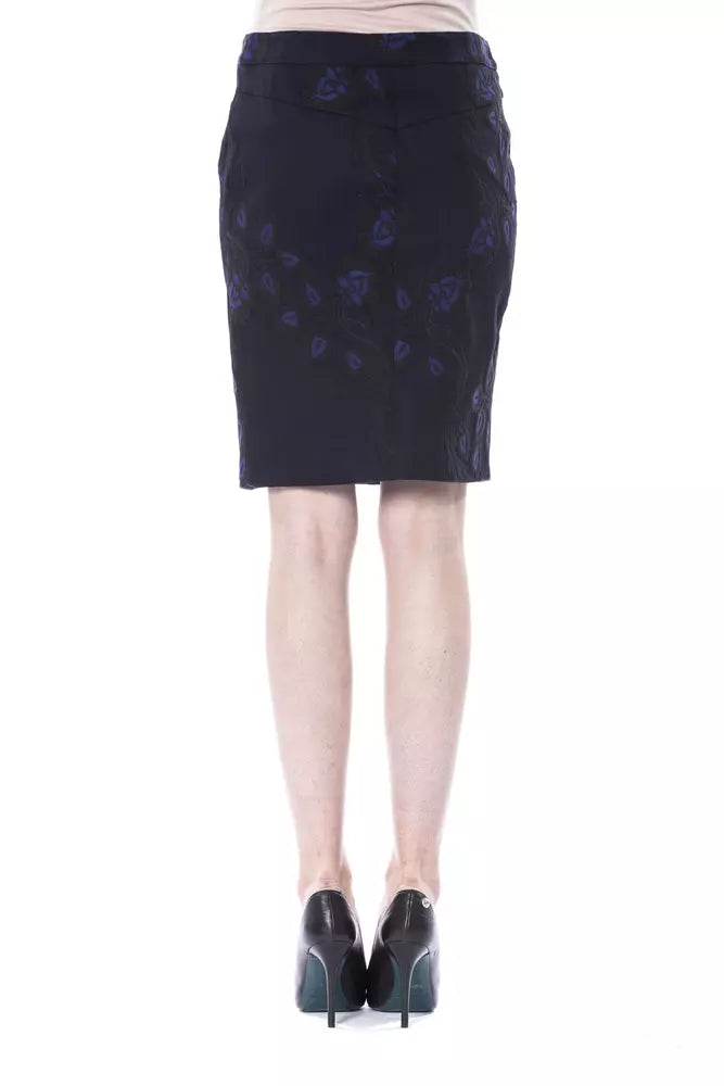 Blue Cotton Women Skirt-BYBLOS-LabelTerrace.com