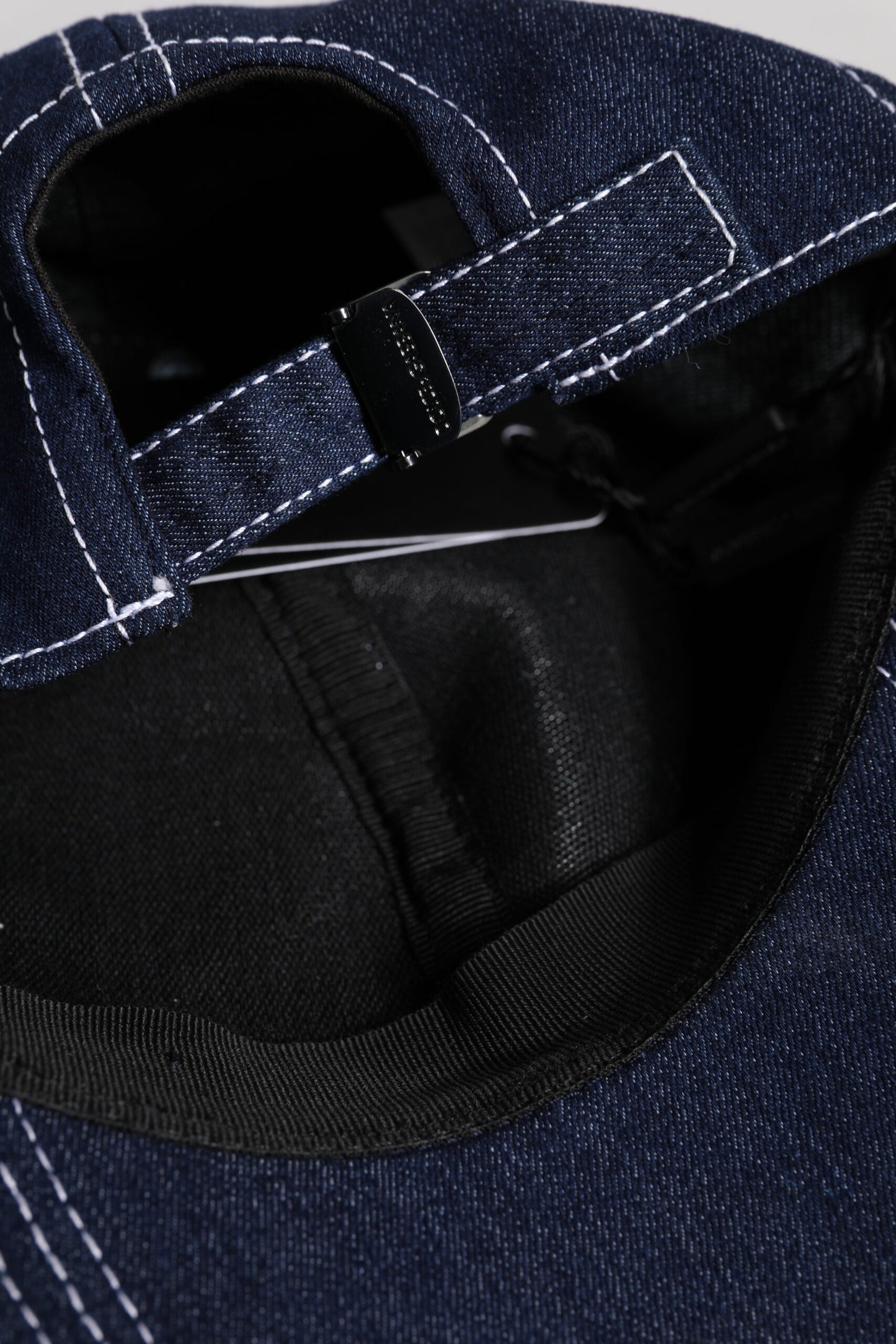 Blue Crystal Embellishment Baseball Cap-Dolce & Gabbana-LabelTerrace.com