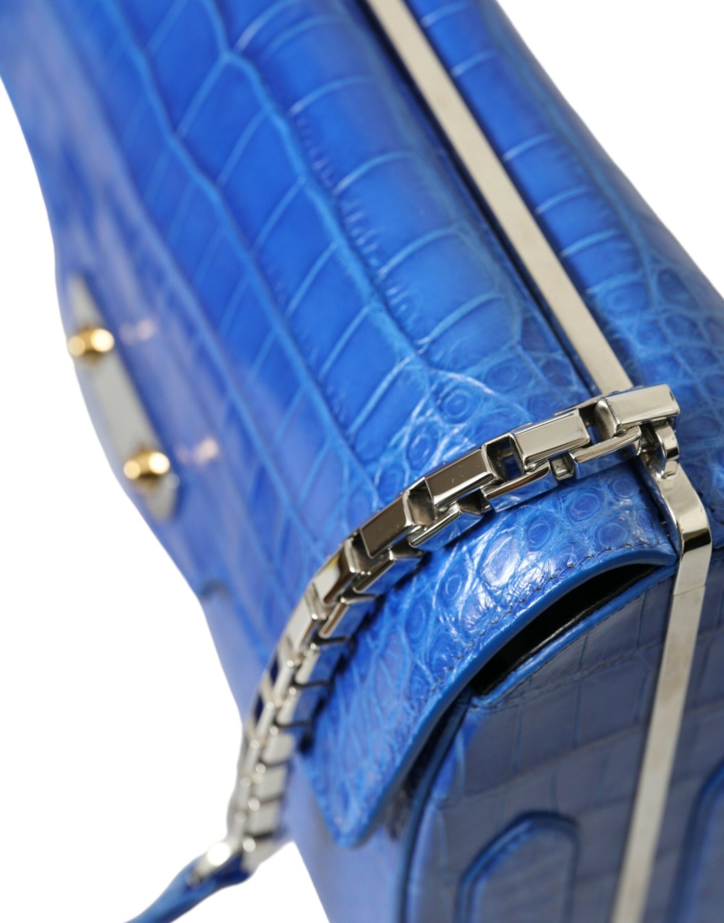 Blue Exotic Leather Neo Classic Small Shoulder Bag-Balenciaga-LabelTerrace.com