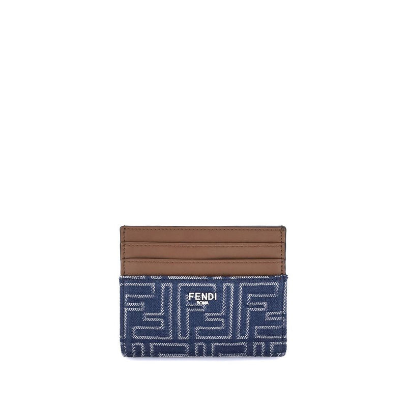 Blue Fabric Wallet